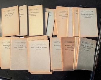 Little Blue Book  series 1920&#39;s  5.99 each - you pick