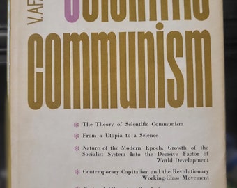 Scientific Communism by V. Afanasyev first edition / first printing 1967