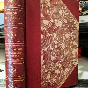 Works Of Schiller Poetical Works 1901 limited /1000