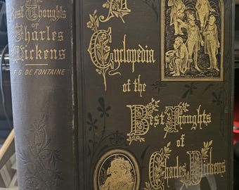 チャールズ・ディケンズの最高の思想百科事典 1881 - Etsy 日本