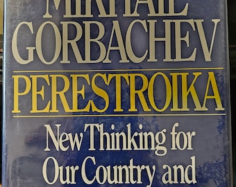 Perestroïka de Mikhaïl Gorbatchev, première édition signée / première impression