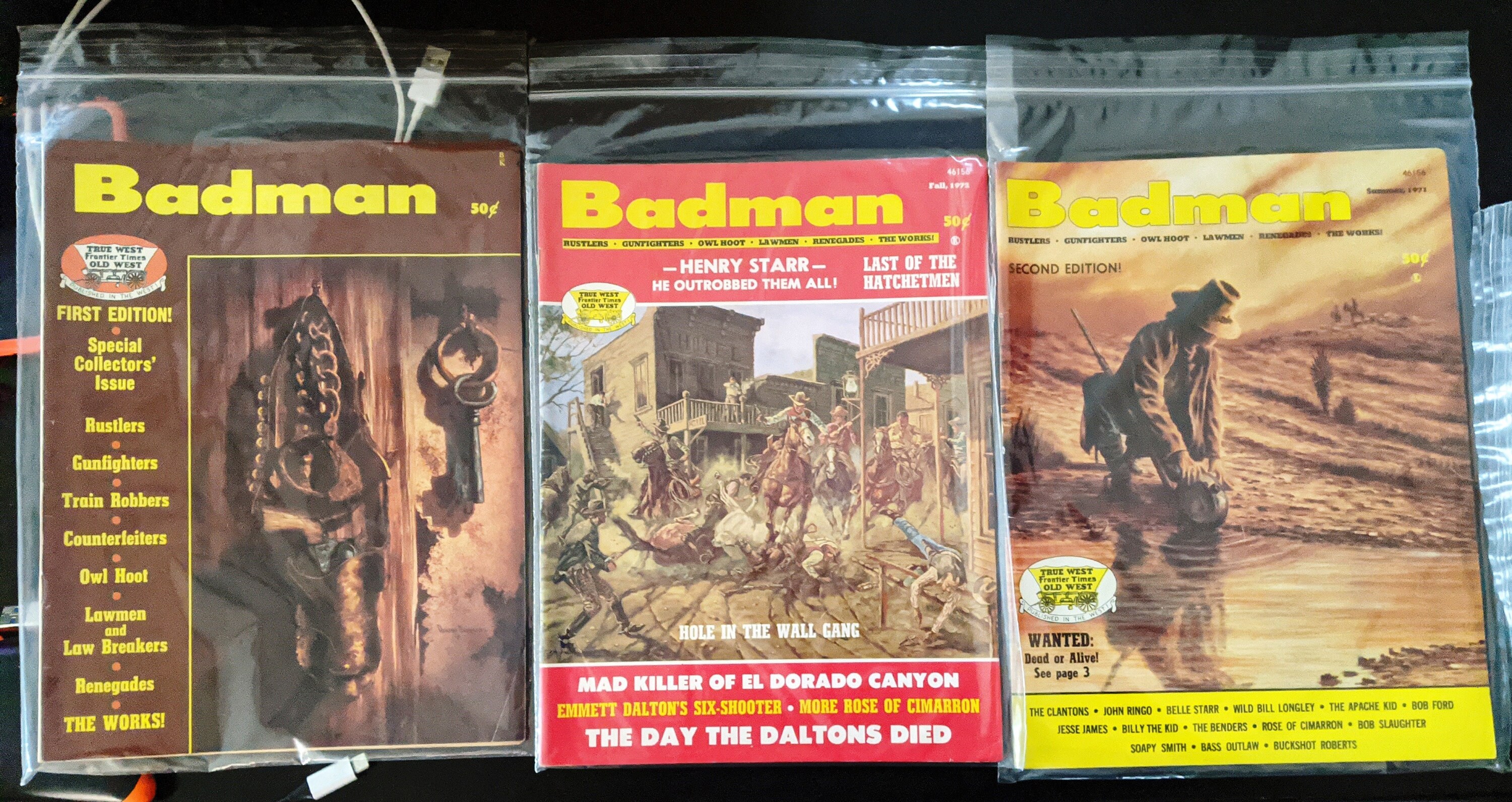 Badman Vintage Western Magazines 1970's 9.99 Each - You Pick - Etsy