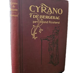 Cyrano De Bergerac by Edmond Rostand first US edition in French 1898