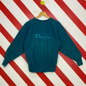 champion sweater turquoise pattern