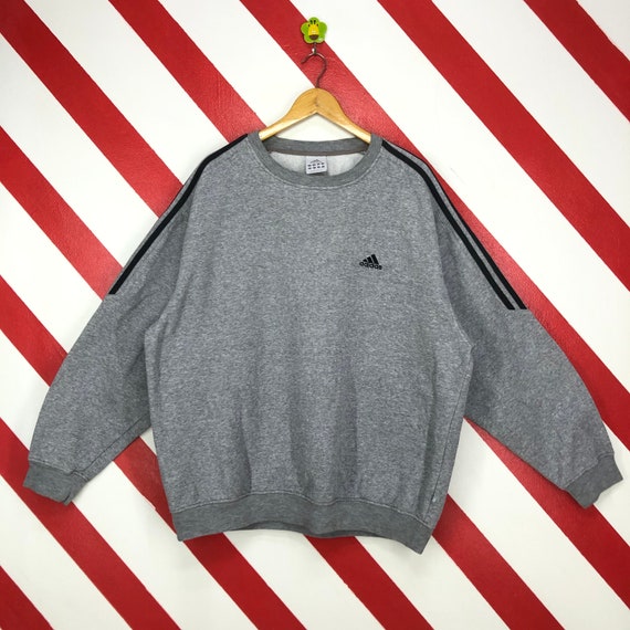 Vintage Adidas Sweatshirt Crewneck Adidas Trefoil Sweater | Etsy