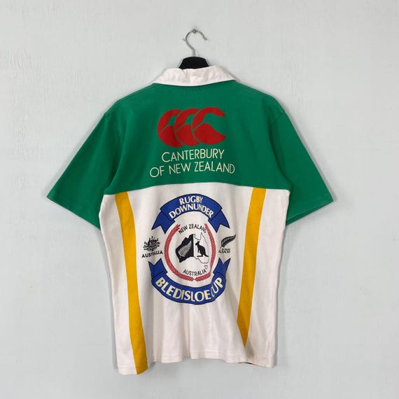 Vintage 90s Canterbury Polo Rugby Shirt Sportswear Australia