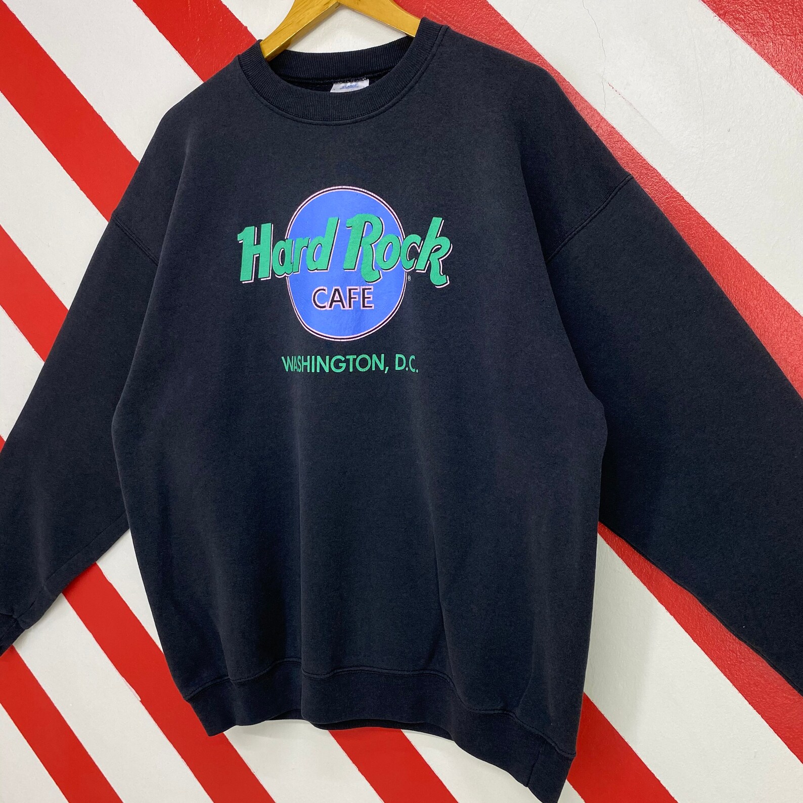 Vintage 90s Hard Rock Cafe Sweatshirt Hard Rock Cafe Crewneck | Etsy