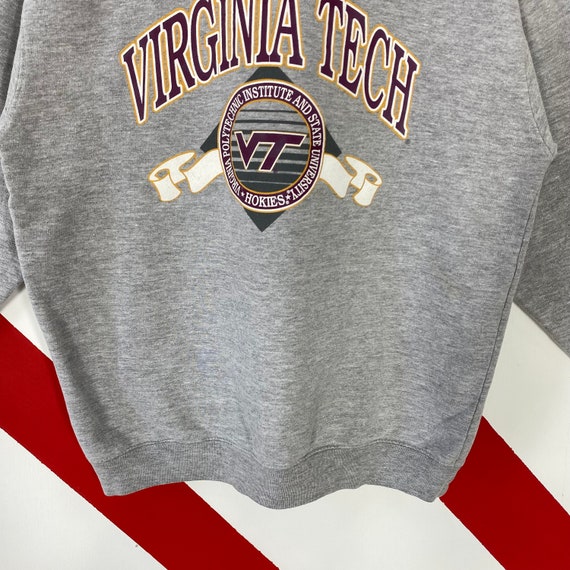 Vintage Virginia Tech Hokies Sweatshirt Hokies Cr… - image 4