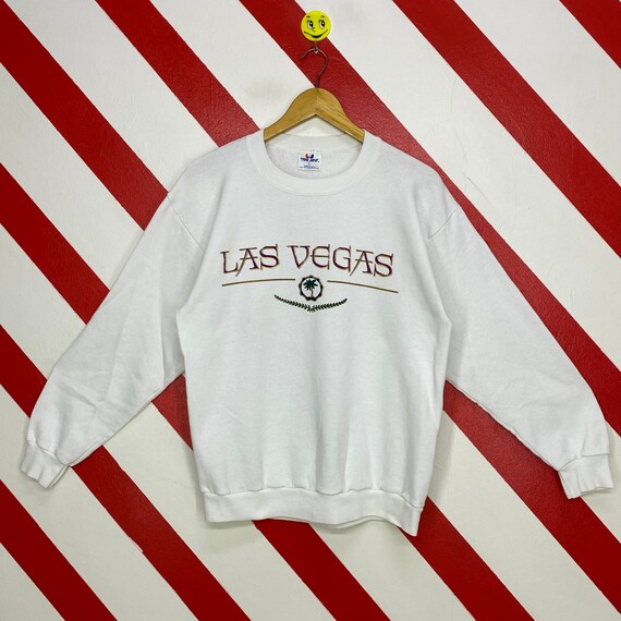 Vintage 90s Las Vegas Sweatshirt Las Vegas Crewnec