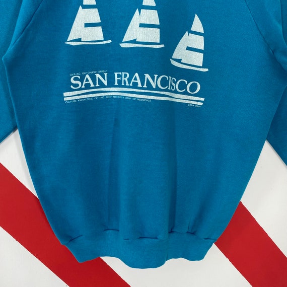 Vintage 80s San Francisco Sweatshirt San Francisc… - image 4