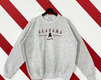 vintage des années 90 University Alabama sweat Alabama Crewneck University Alabama pullover Alabama Crimson Tide logo brodé moyen