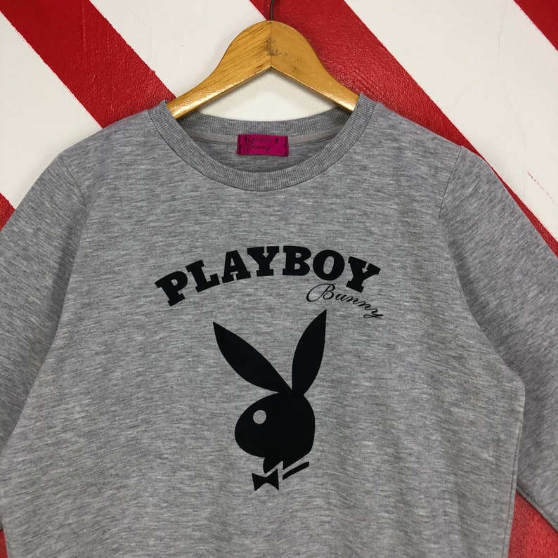 Vintage Playboy Sweatshirt Crewneck Playboy Sweater Pullover Etsy