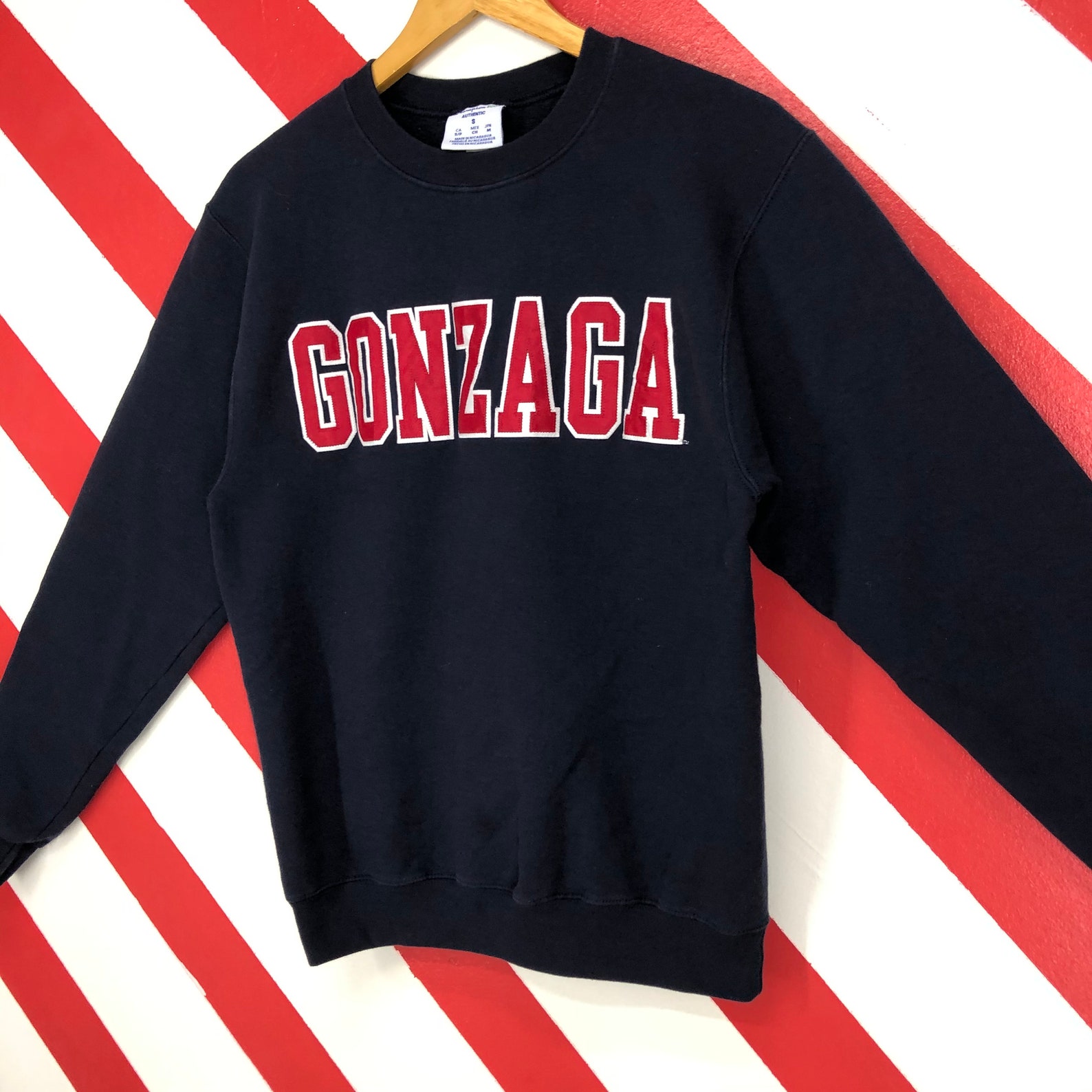 Vintage Gonzaga Sweatshirt Gonzaga Crewneck Gonzaga University Etsy