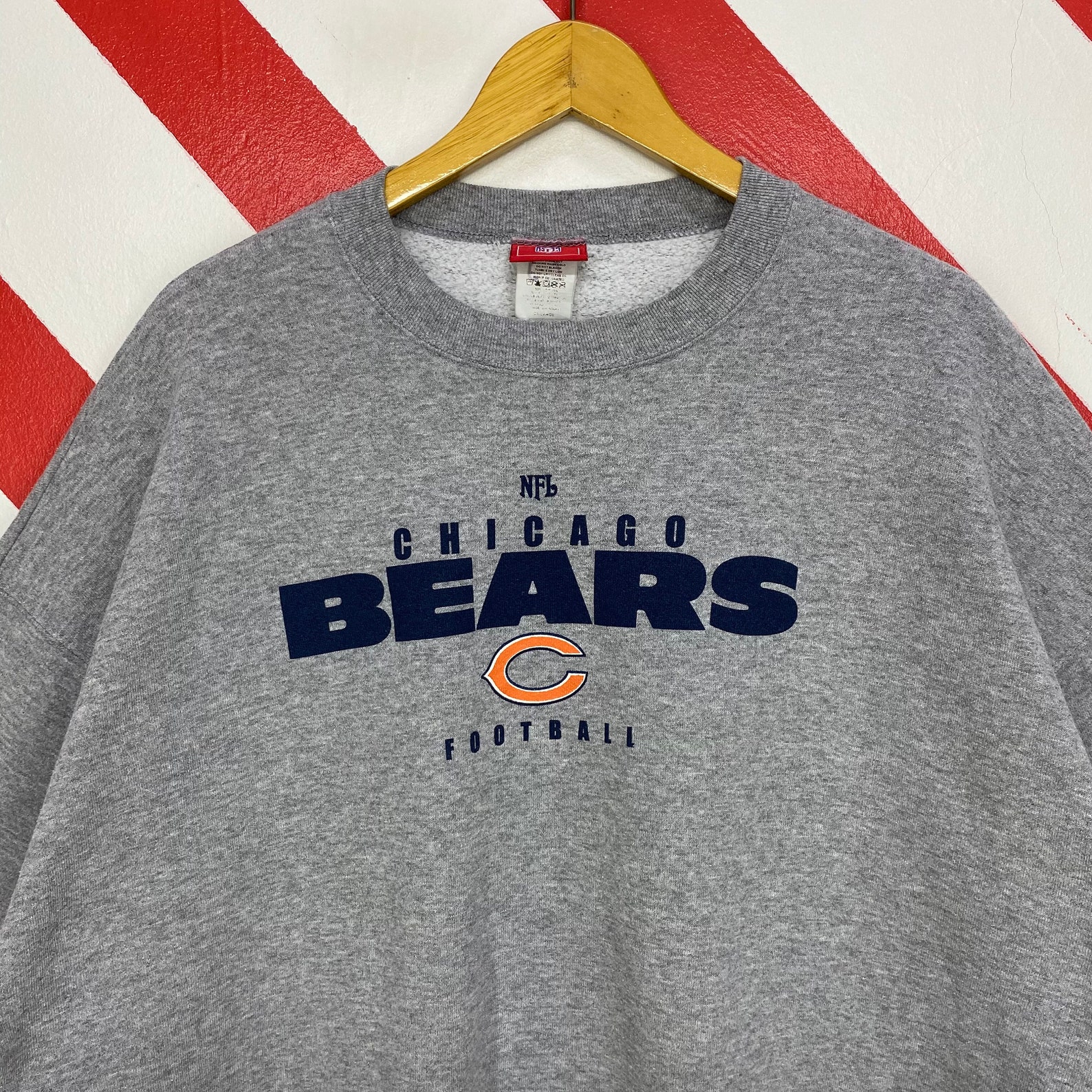 Vintage 90s Chicago Bears Sweatshirt Chicago Bears Crewneck | Etsy