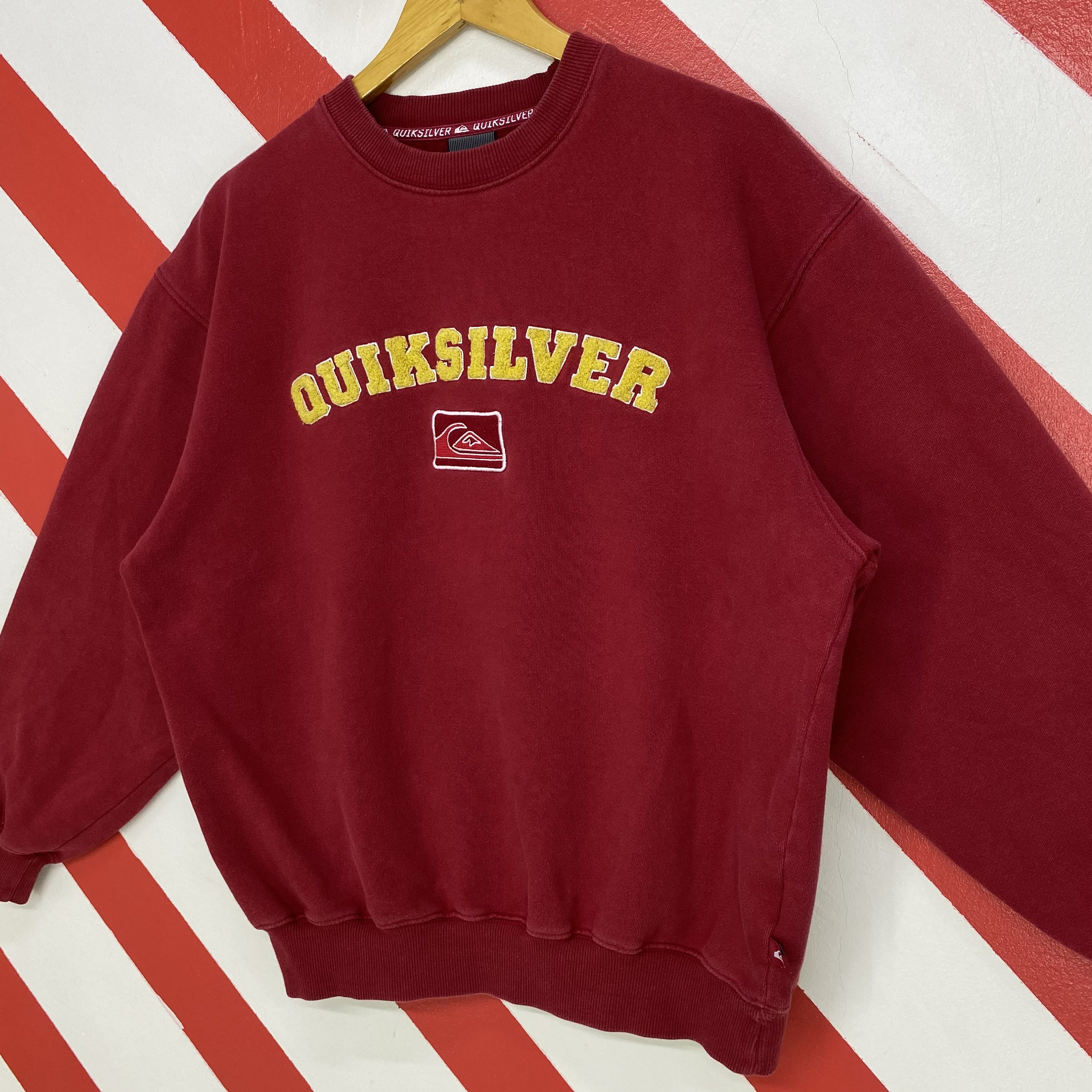 Vintage 90s Quiksilver Sweatshirt Surfing Quiksilver Crewneck | Etsy