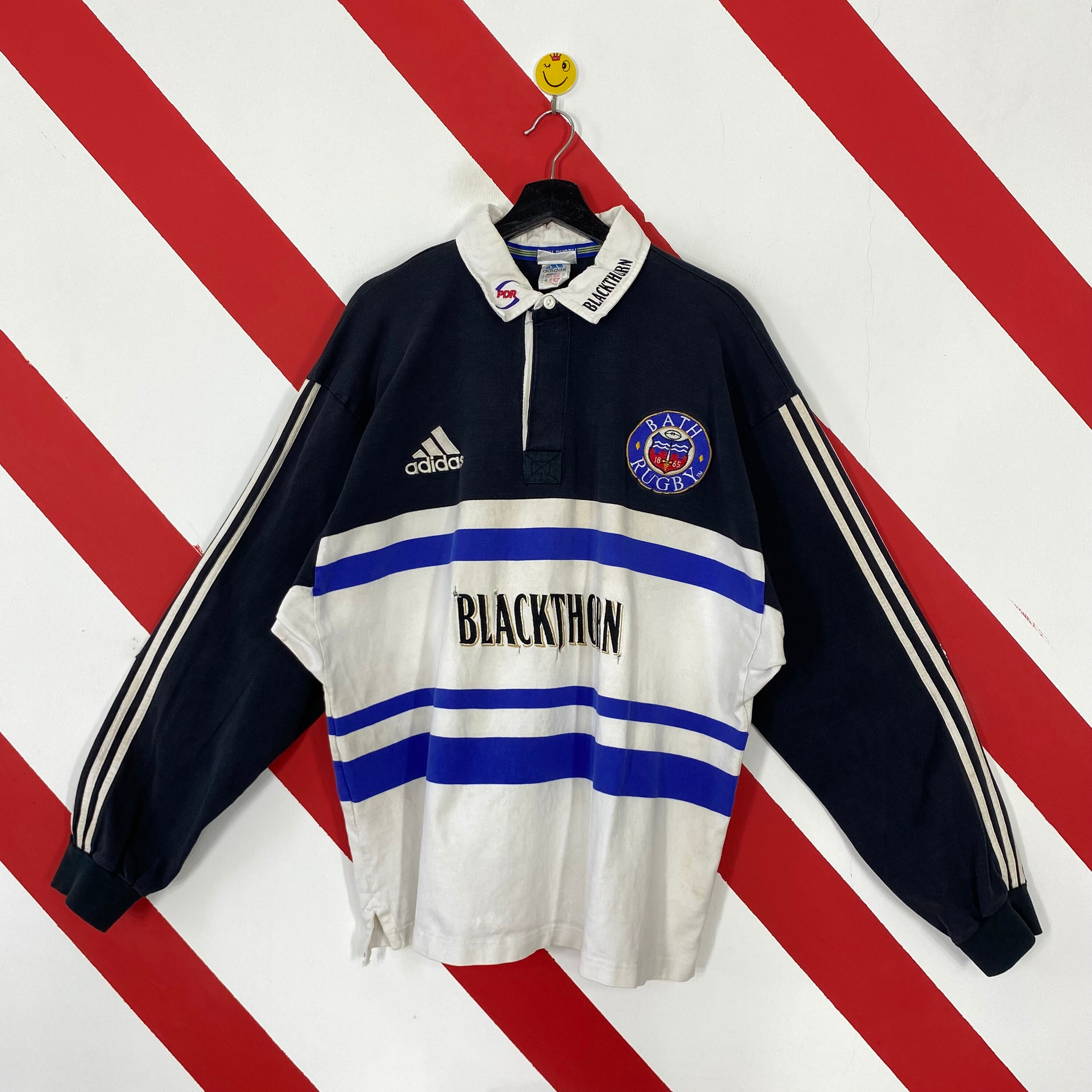 Vintage 90s Bath Rugby Sweatshirt Rugby Crewneck Rugby Shirt Sportswear Bath  Rugby Adidas Blackthorn Embroidery Logo Black White Xxlarge - Etsy Australia