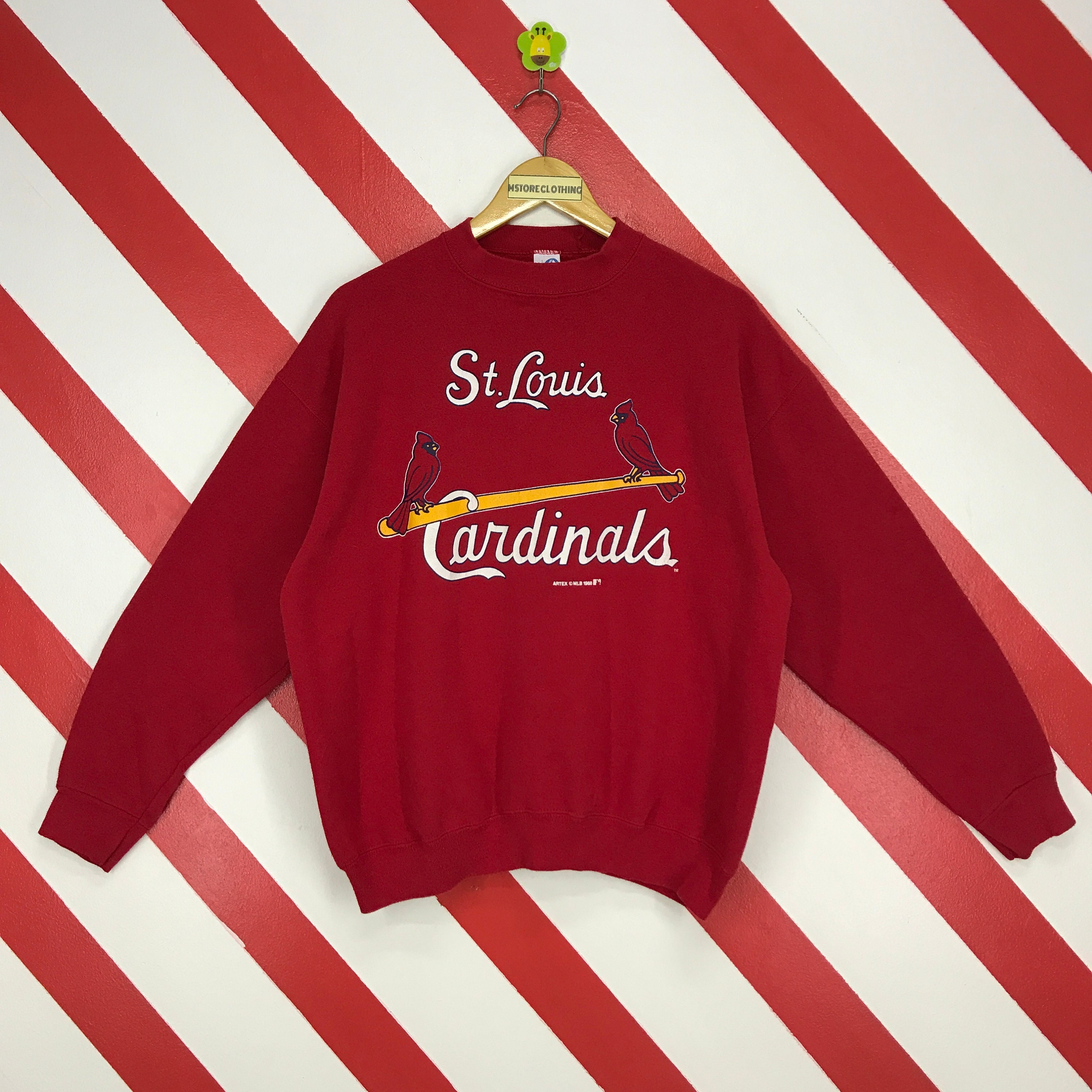 Vintage 90s St Louis Cardinals Sweatshirt Cardinals Crewneck 