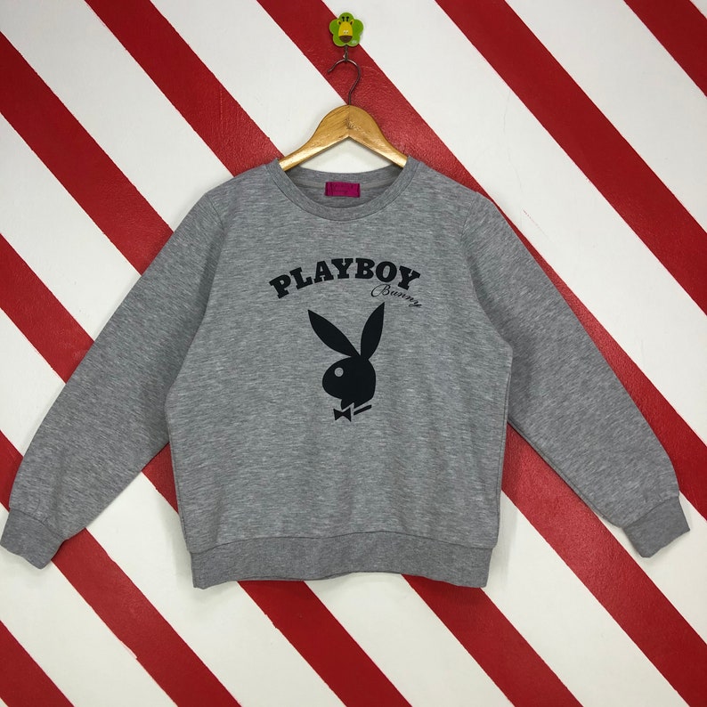 Vintage Playboy Sweatshirt Crewneck Playboy Sweater Pullover Etsy