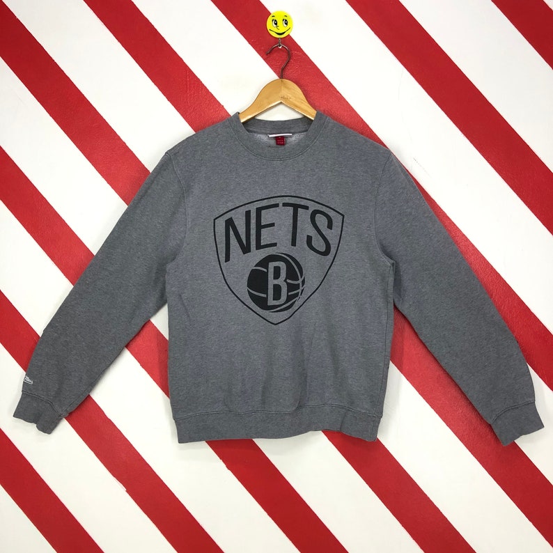 Vintage Brooklyn Nets Sweatshirt Brooklyn Nets Crewneck Etsy