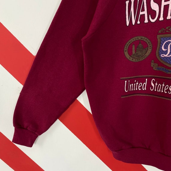 Vintage 90s Washington DC Sweatshirt Washington C… - image 6