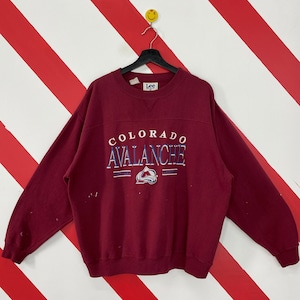 Colorado Avalanche Wave Off Vintage Crew Sweattshirt