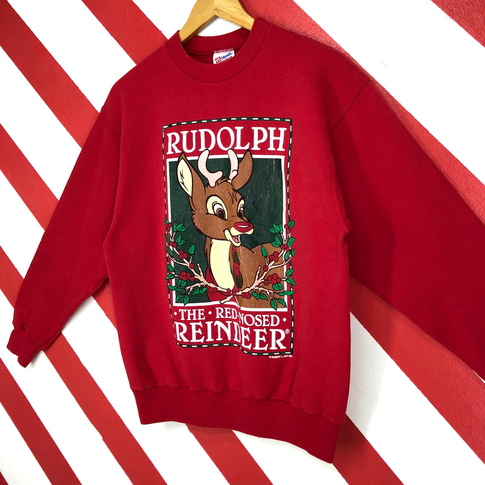 rudolph sweater boob