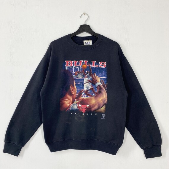 Vintage 90s Chicago Bulls Sweatshirt Chicago Bulls Crewneck