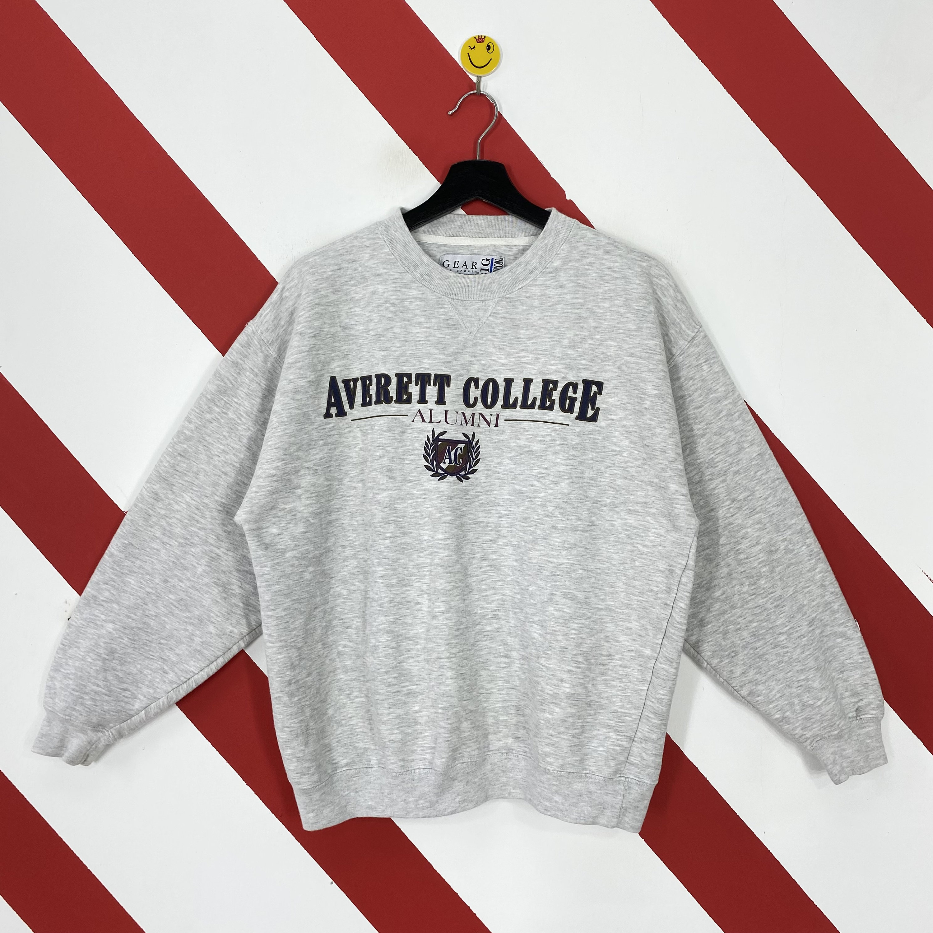 College crewneck sweater sales