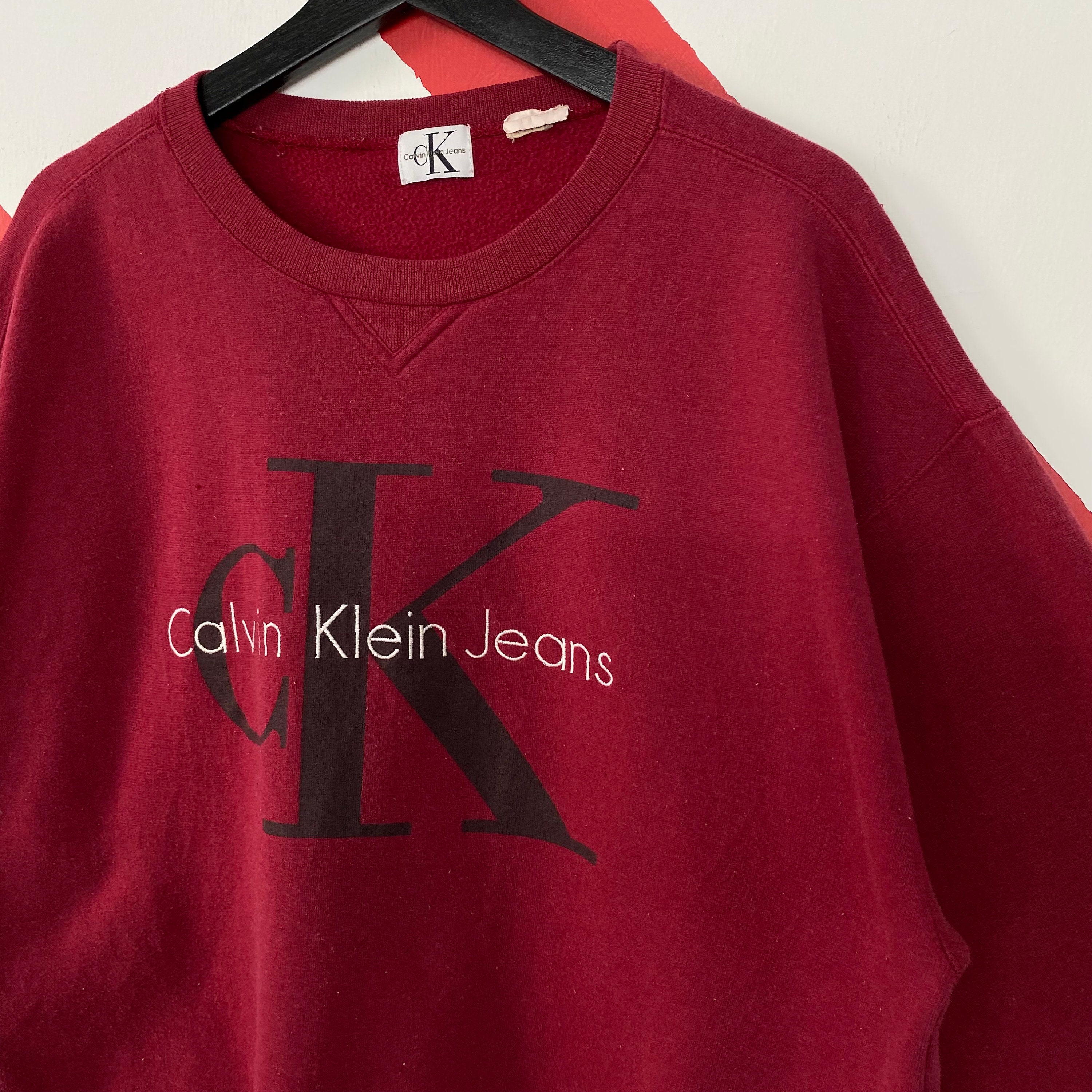 CALVIN KLEIN JEANS - Men's regular winter sweatshirt with 1978