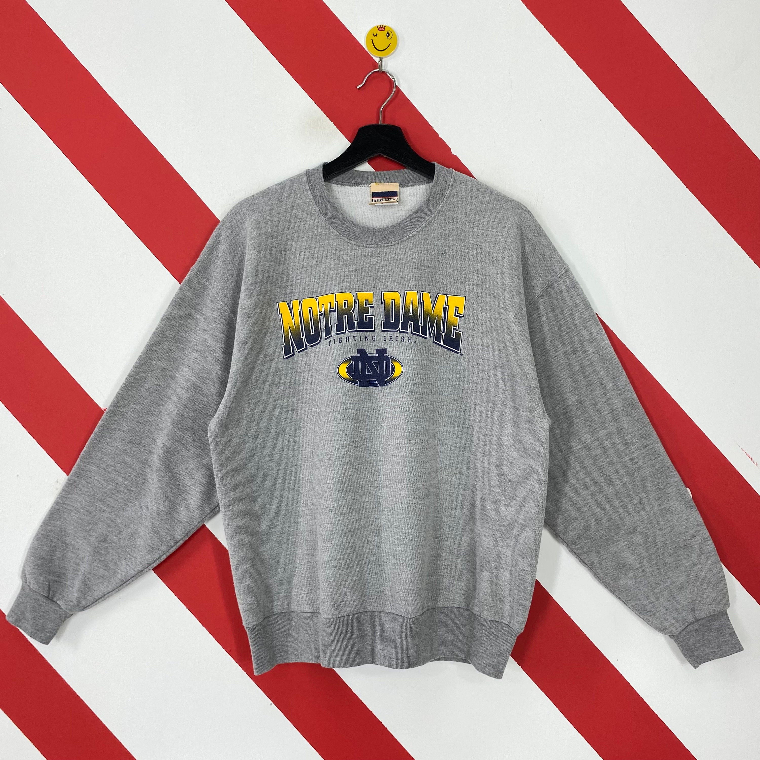 Vintage Notre Dame Sweatshirt Notre Dame Crewneck Notre Dame - Etsy