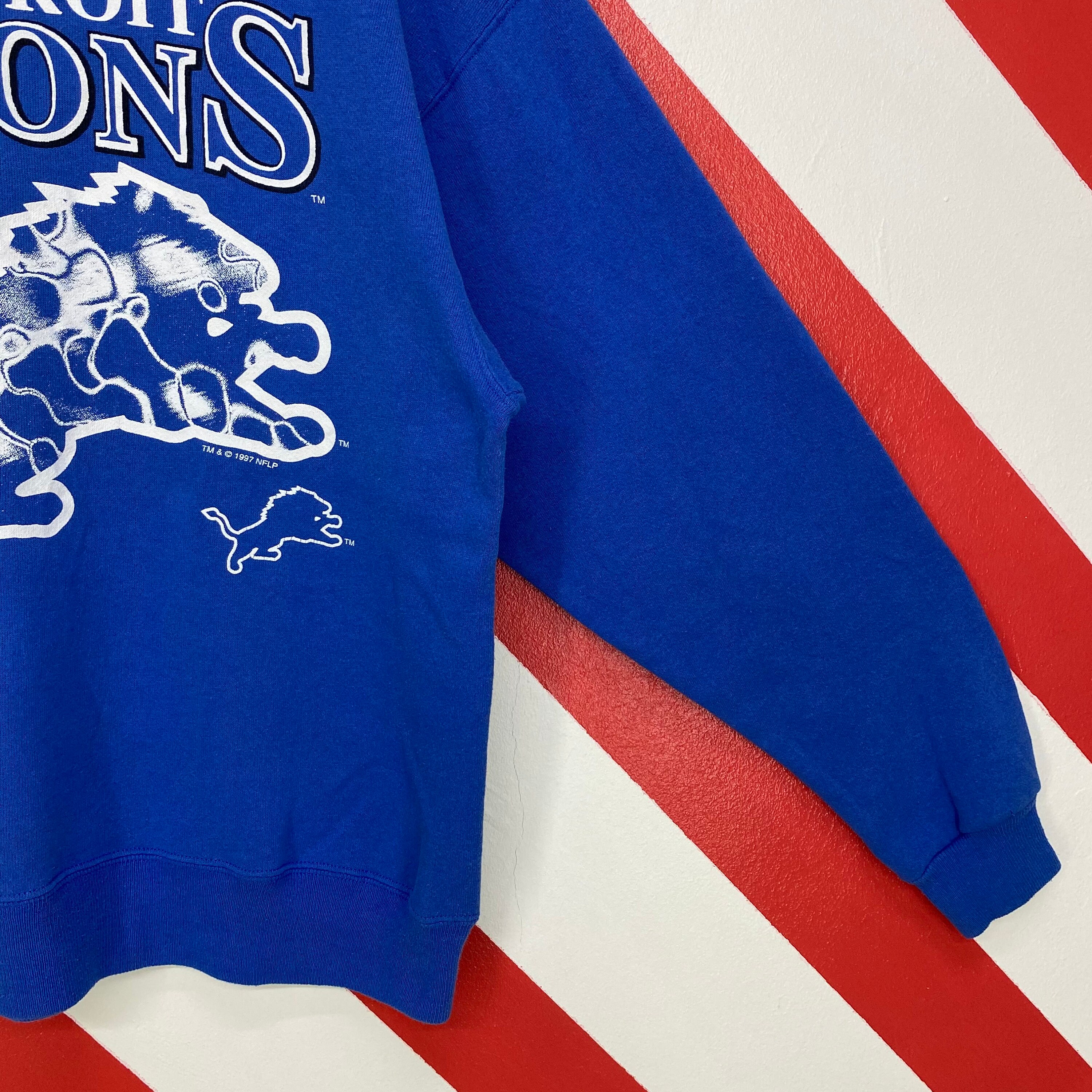 Vintage 90s Detroit Lions Sweatshirt Lions Crewneck Detroit | Etsy