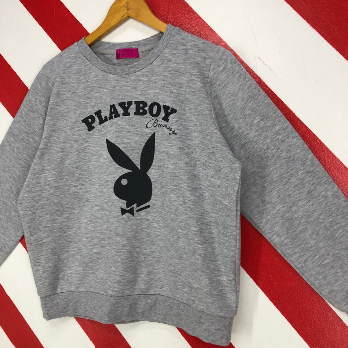 Vintage Playboy Sweatshirt Crewneck Playboy Sweater Pullover Etsy