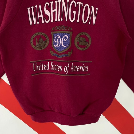 Vintage 90s Washington DC Sweatshirt Washington C… - image 4