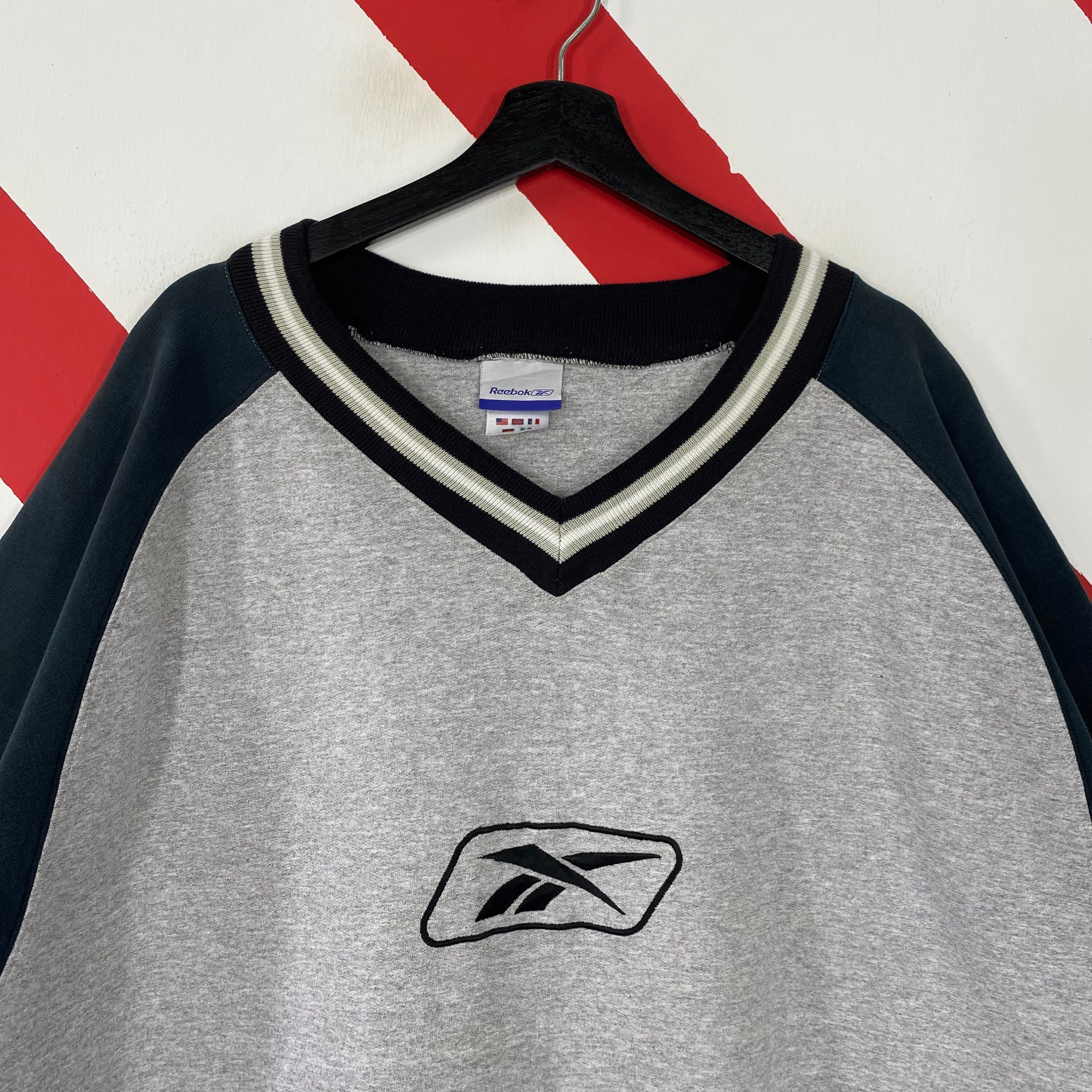 Vintage reebok sweatshirt mens hot sale