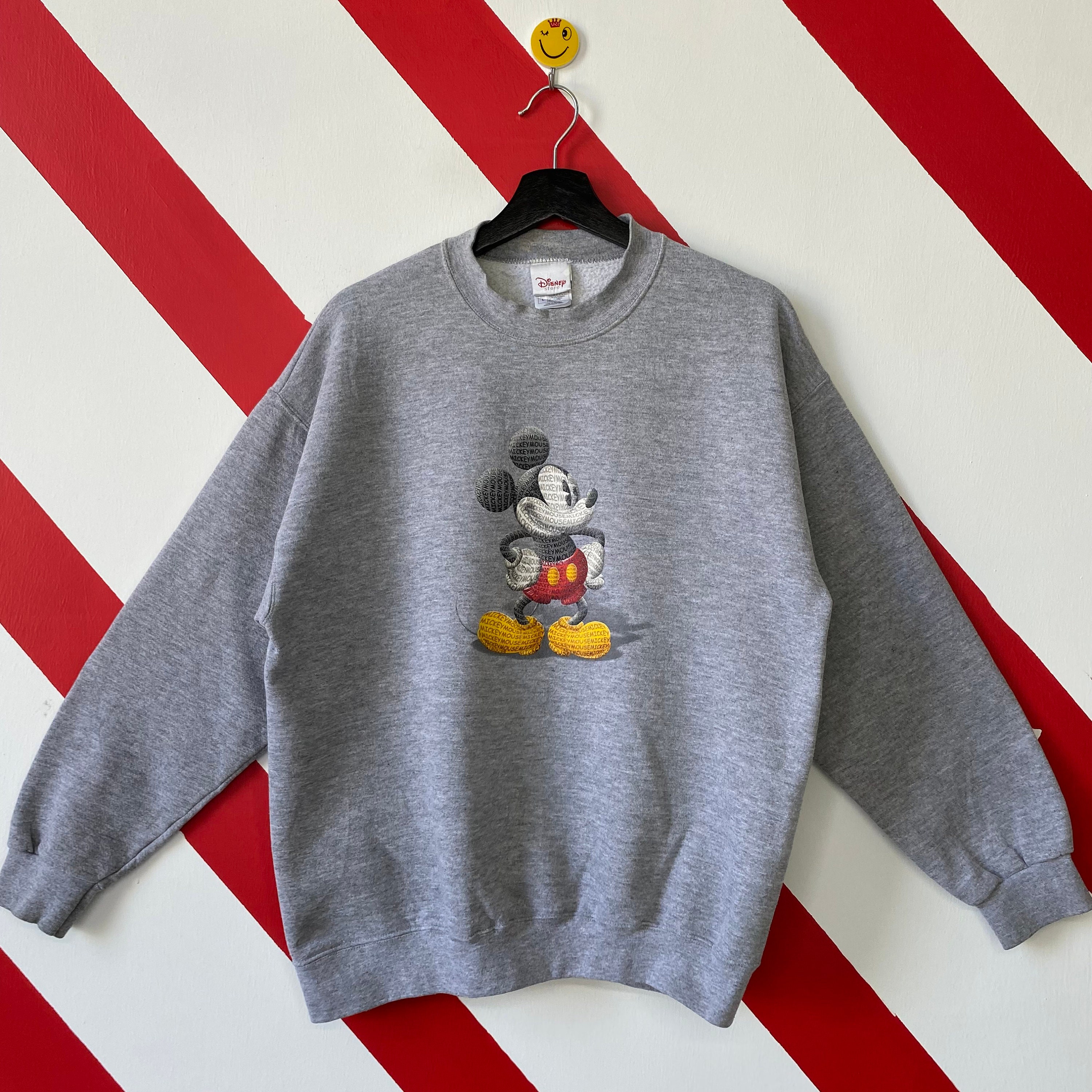 vasthouden geleidelijk Kaal Vintage Mickey Mouse Sweatshirt Mickey Crewneck Disney Mickey - Etsy  Nederland