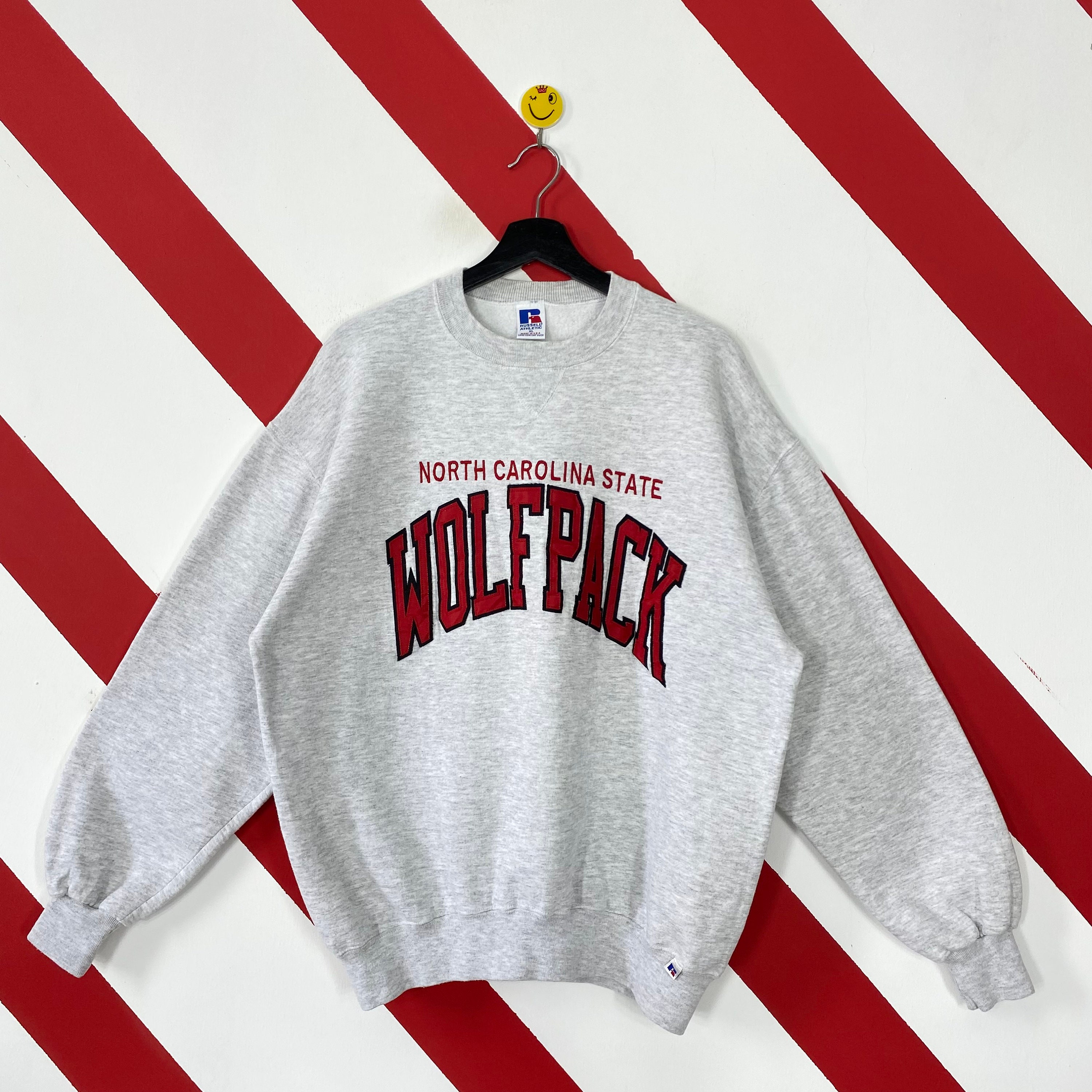 NC State Wolfpack Champion Embroidered Crewneck Sweatshirt