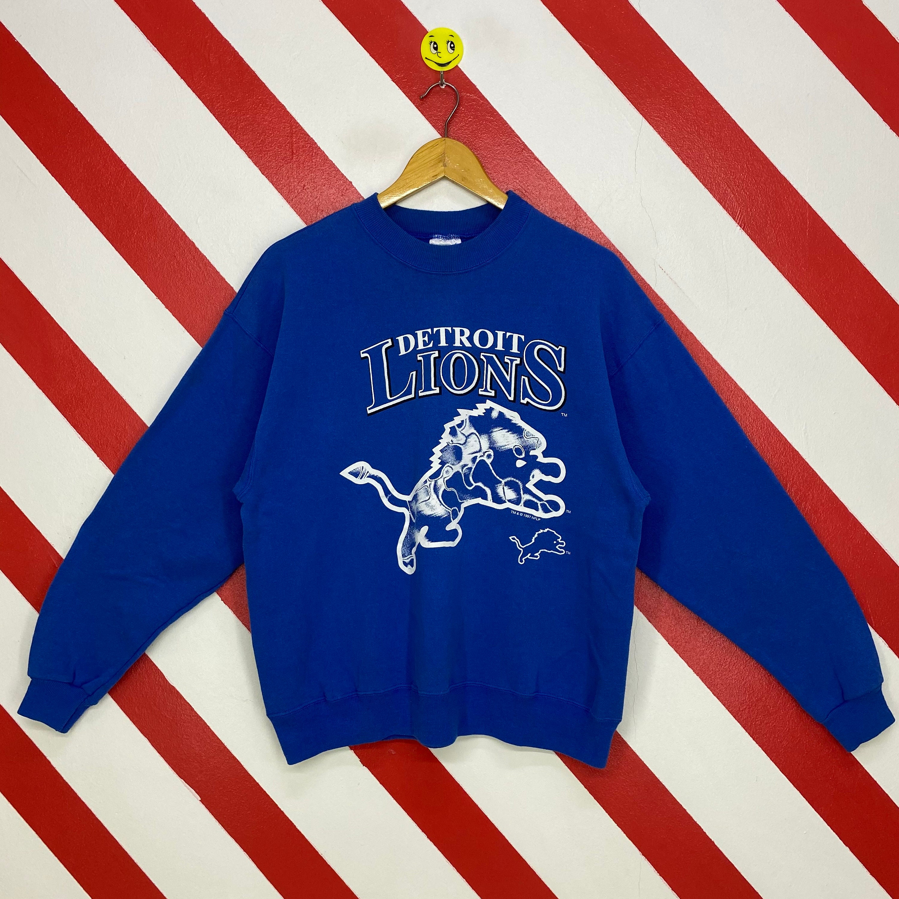 Vintage 90s Detroit Lions Sweatshirt Lions Crewneck Detroit | Etsy