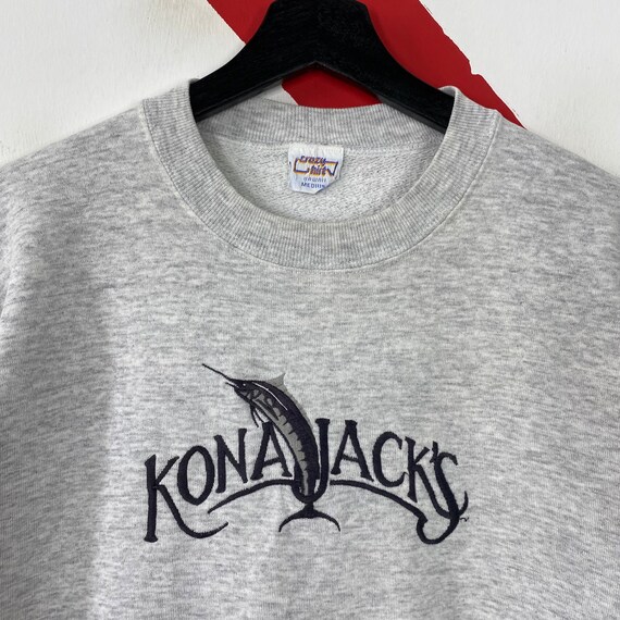 Vintage 90s Kona Jacks Sweatshirt Largemouth Bass… - image 3