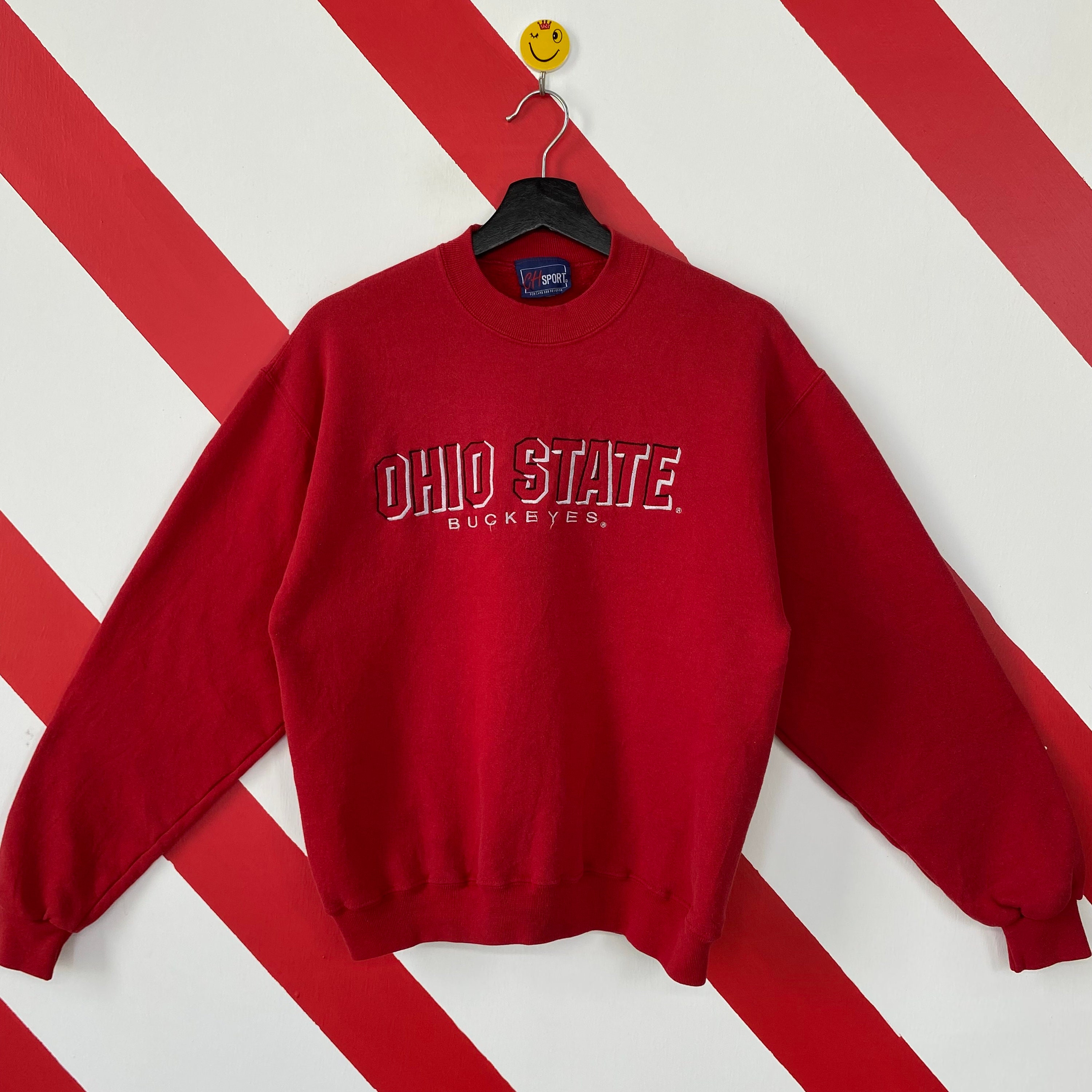 Ohio state embroidered sweatshirt Clearance