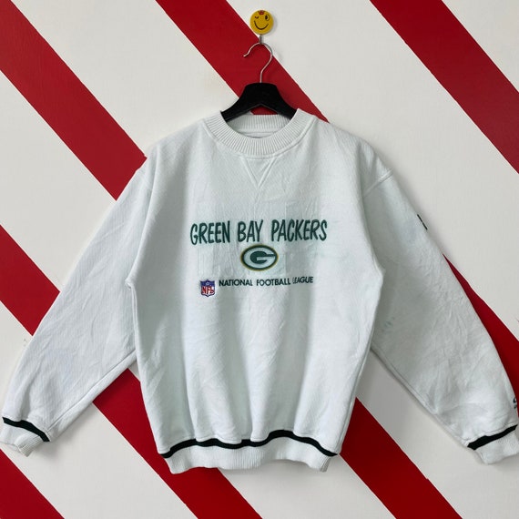 Vintage Green Bay Packers Sweatshirt Packers Crewneck Green 