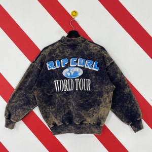 Sweater Rip Curl Jumper Mens Vintage 90s Rip Curl Sweatshirt Rip