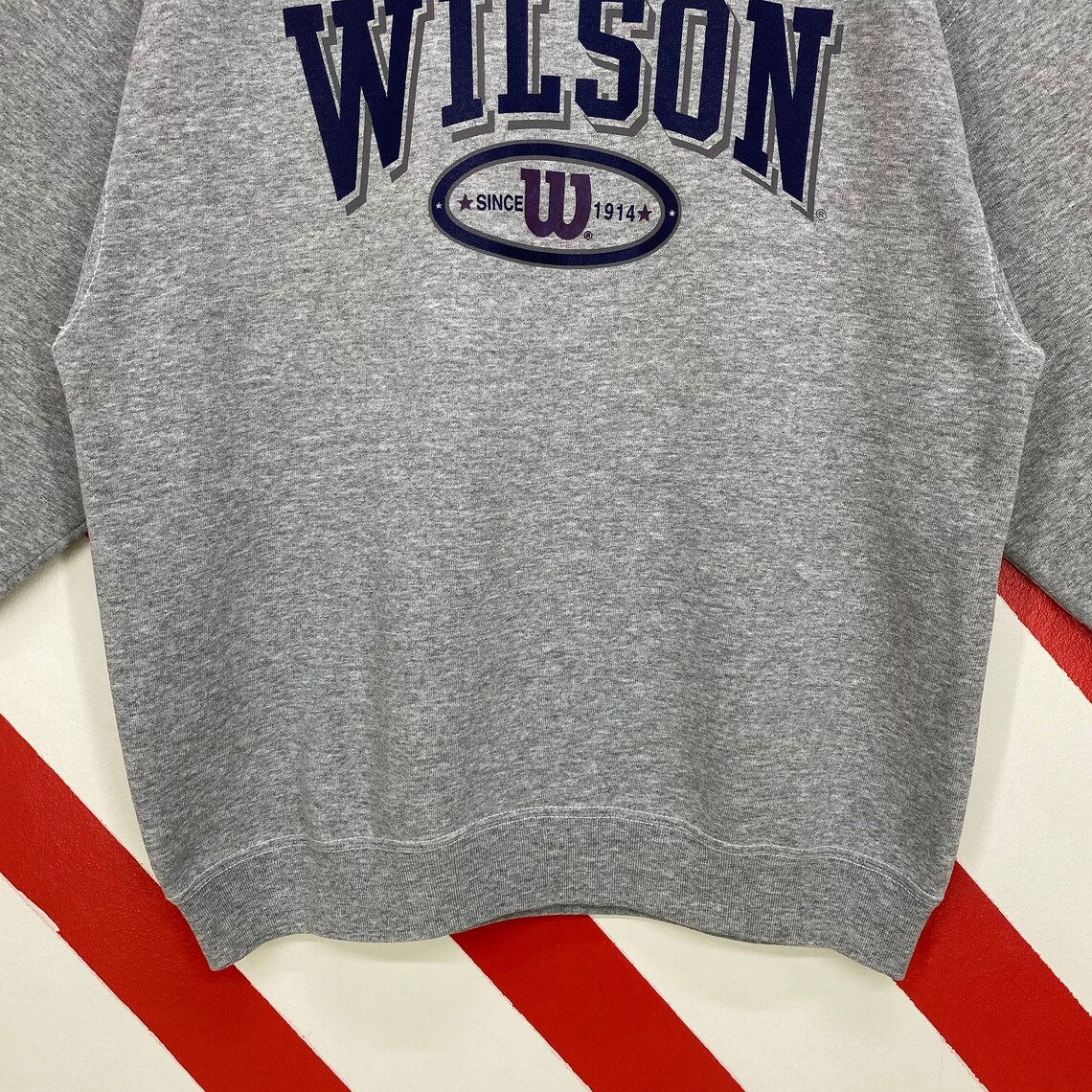 Vintage 90s Wilson Sweatshirt Wilson Crewneck Wilson Sweater | Etsy