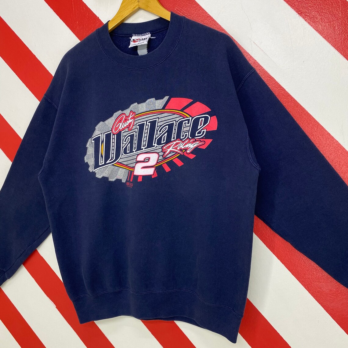 vintage rusty wallace nascar sweatshirt
