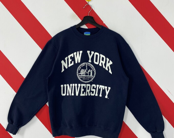 Vintage New York University Sweatshirt New York Crewneck New York