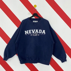 Vintage University Nevada Sweatshirt Nevada Crewneck Nevada Wolf