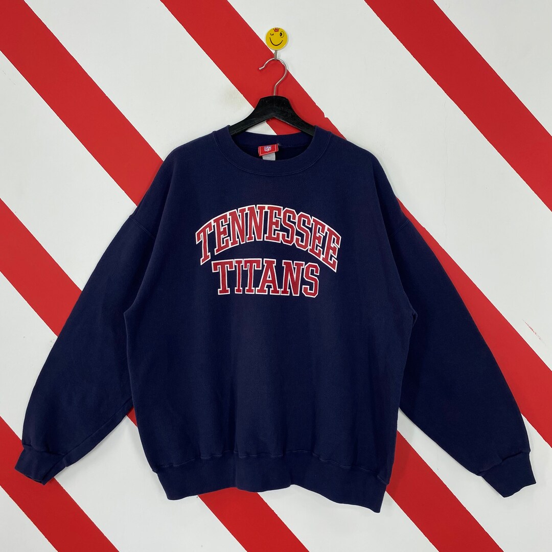 Vintage Tennessee Titans Sweatshirt Titans Crewneck Tennessee Etsy