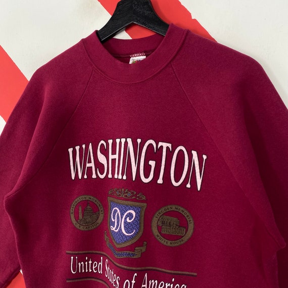 Vintage 90s Washington DC Sweatshirt Washington C… - image 2