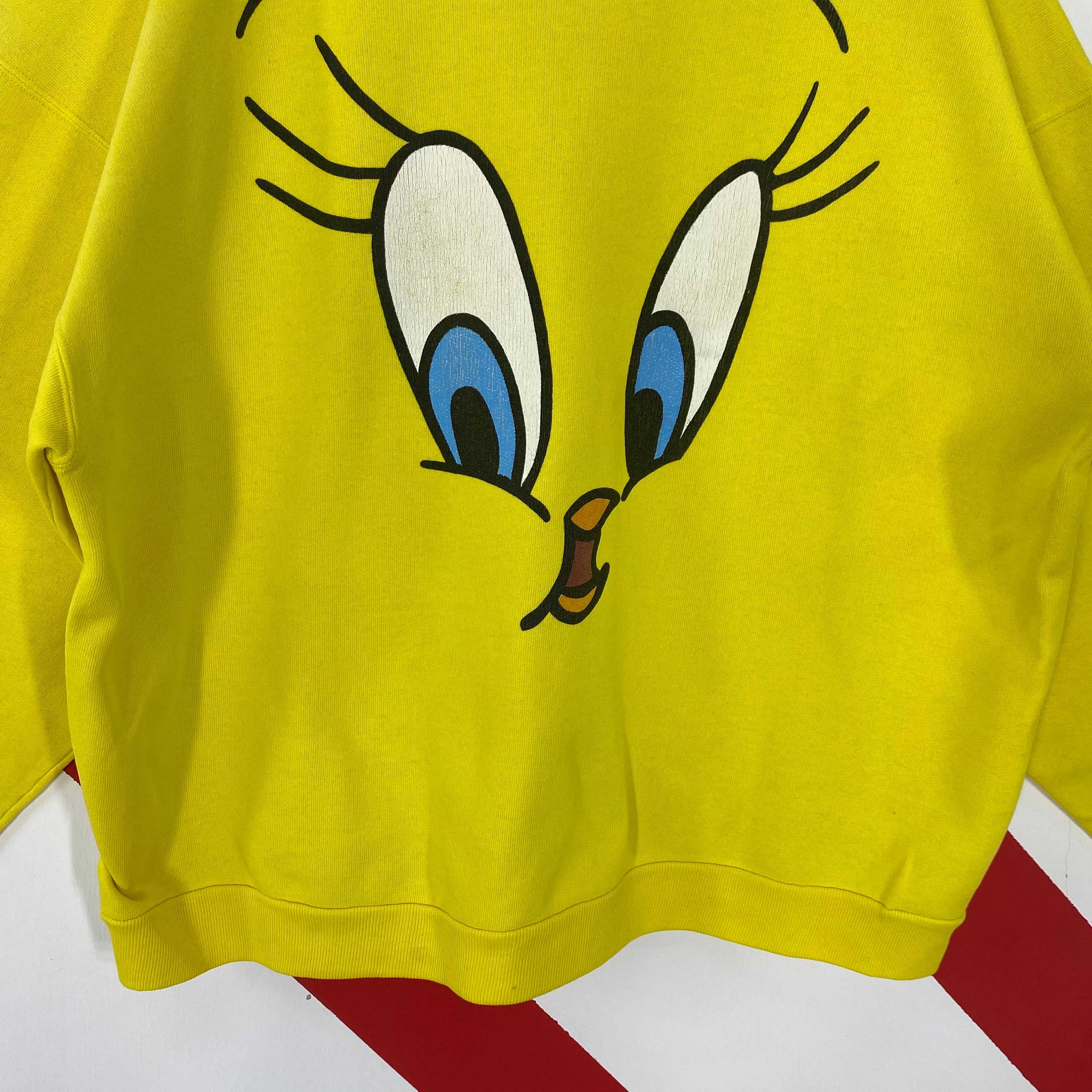 Yellow tweety bird sweatshirt hotsell