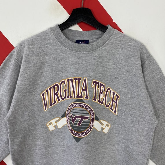 Vintage Virginia Tech Hokies Sweatshirt Hokies Cr… - image 3