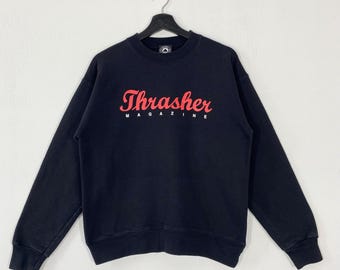 Vintage Distressed Thrasher Magazine Skateboarding Sweatshirt
